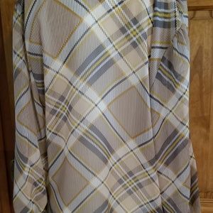 Long Sleeve Multicolored Bow Blouse